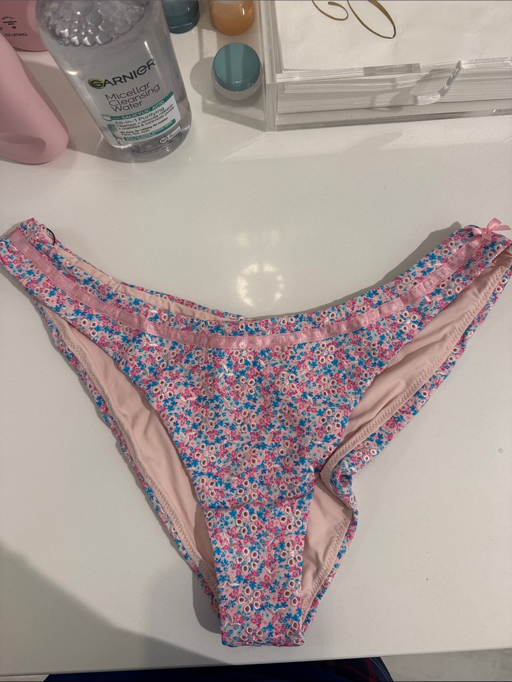 Blackbough Clara Medium Coverage Bikini Bottoms in Bloom Eyelet